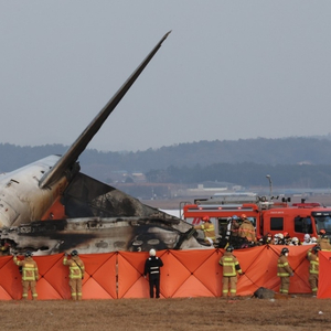 韓國(guó)客機(jī)起火已致47人死亡