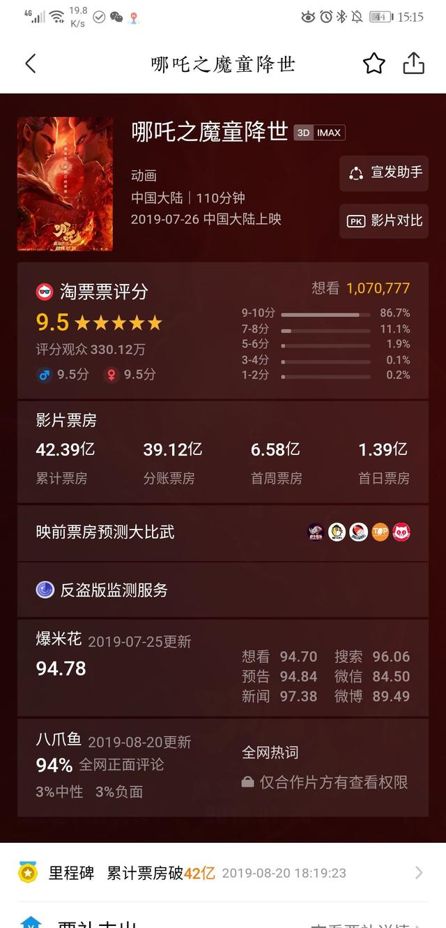 《哪吒2》票房突破53億,系統(tǒng)解答解釋定義_網(wǎng)頁版40.90.82